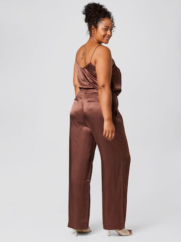 A LOT LESS Loose fit Pants 'Eve' in Brown