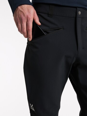 Haglöfs Slim fit Outdoor Pants 'Chilly' in Black