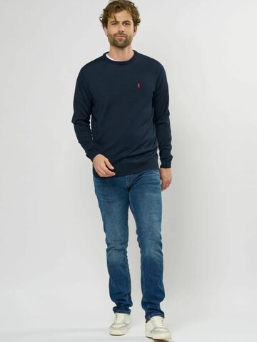MCS Pullover ' Matt ' in Blau