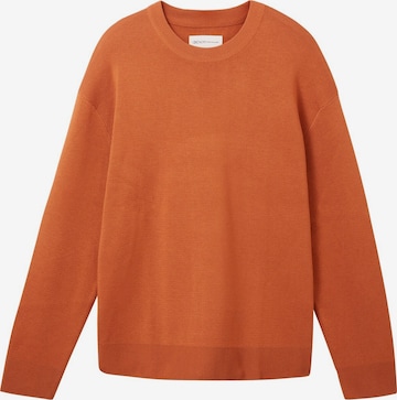 TOM TAILOR DENIM Sweater in Orange: front