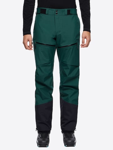 VAUDE Regular Outdoor trousers 'Monviso' in Green: front