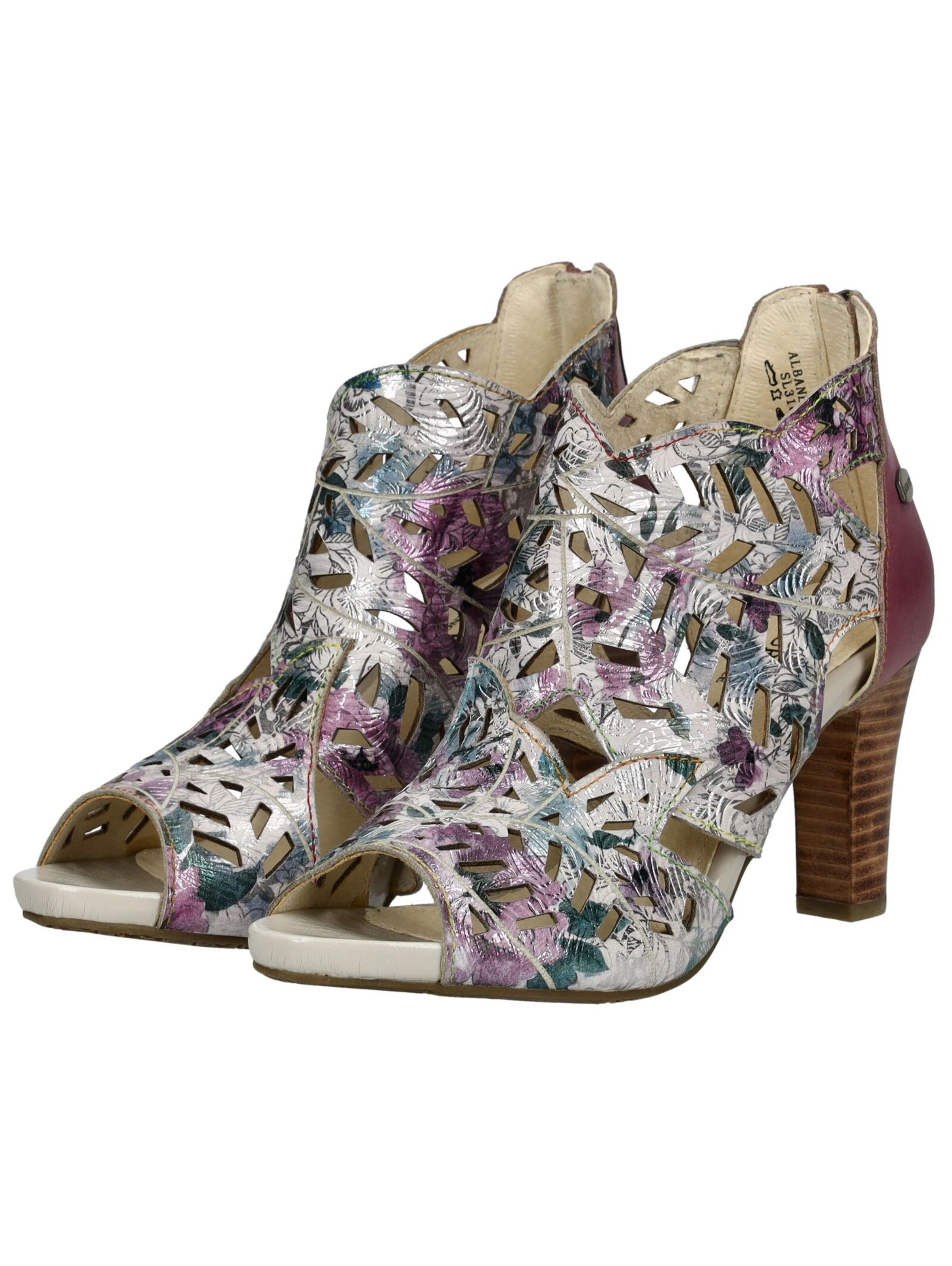 Laura Vita High front pumps in Silver