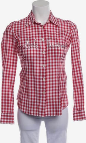 Luis Trenker Bluse / Tunika XS in Rot: Vorderseite