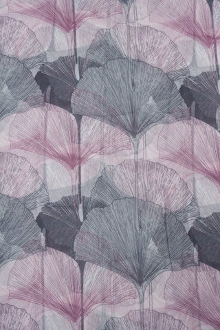 styleBREAKER Schal 'Langer Schal Ginkgo Leaves' in Lila