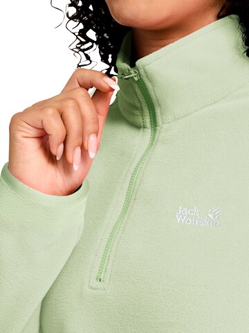 JACK WOLFSKIN Pullover 'Taunus 100 Half-Zip'‌‌‌‌‌‌ in Grün