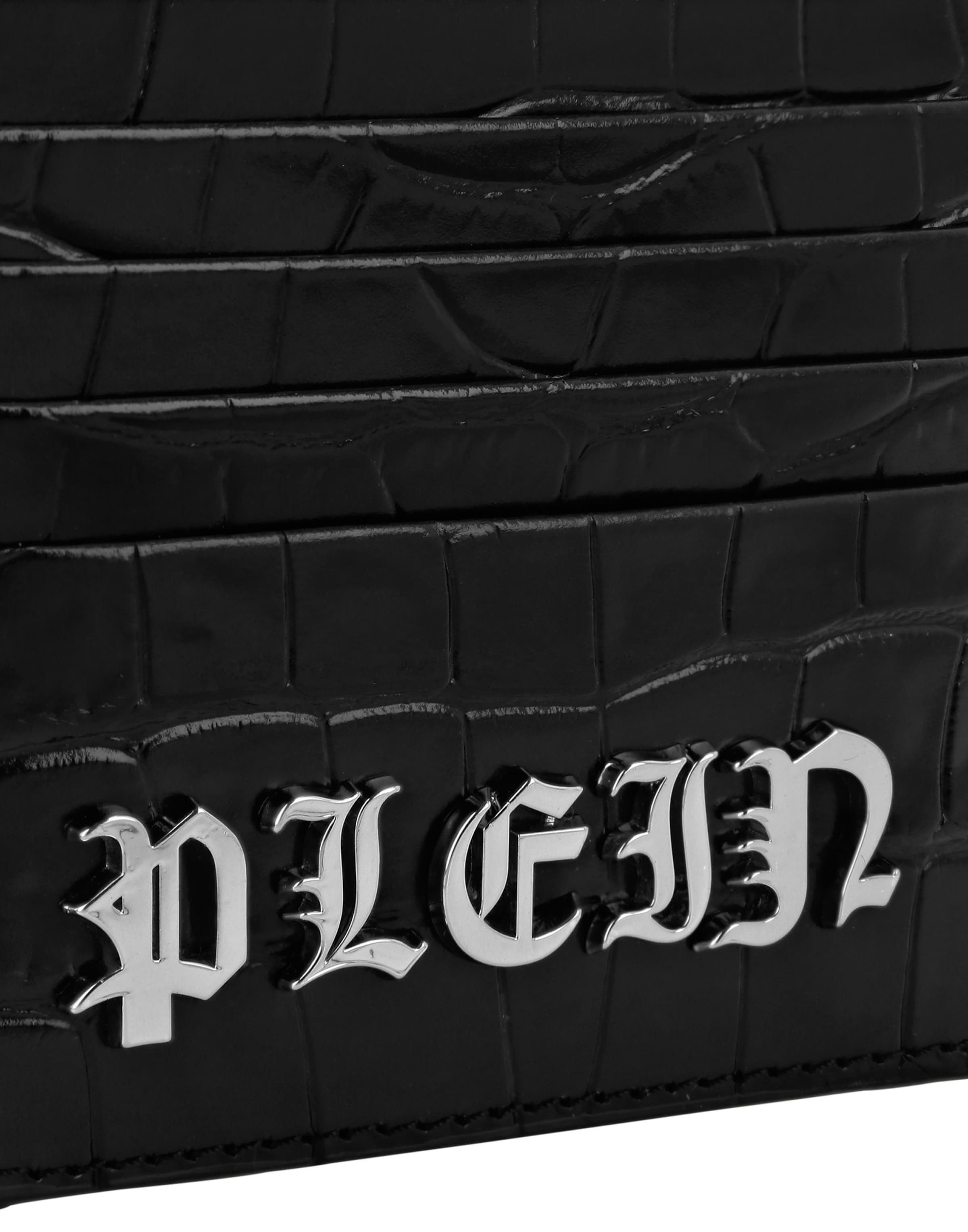 Astuccio 'Gothic' di Philipp Plein in nero