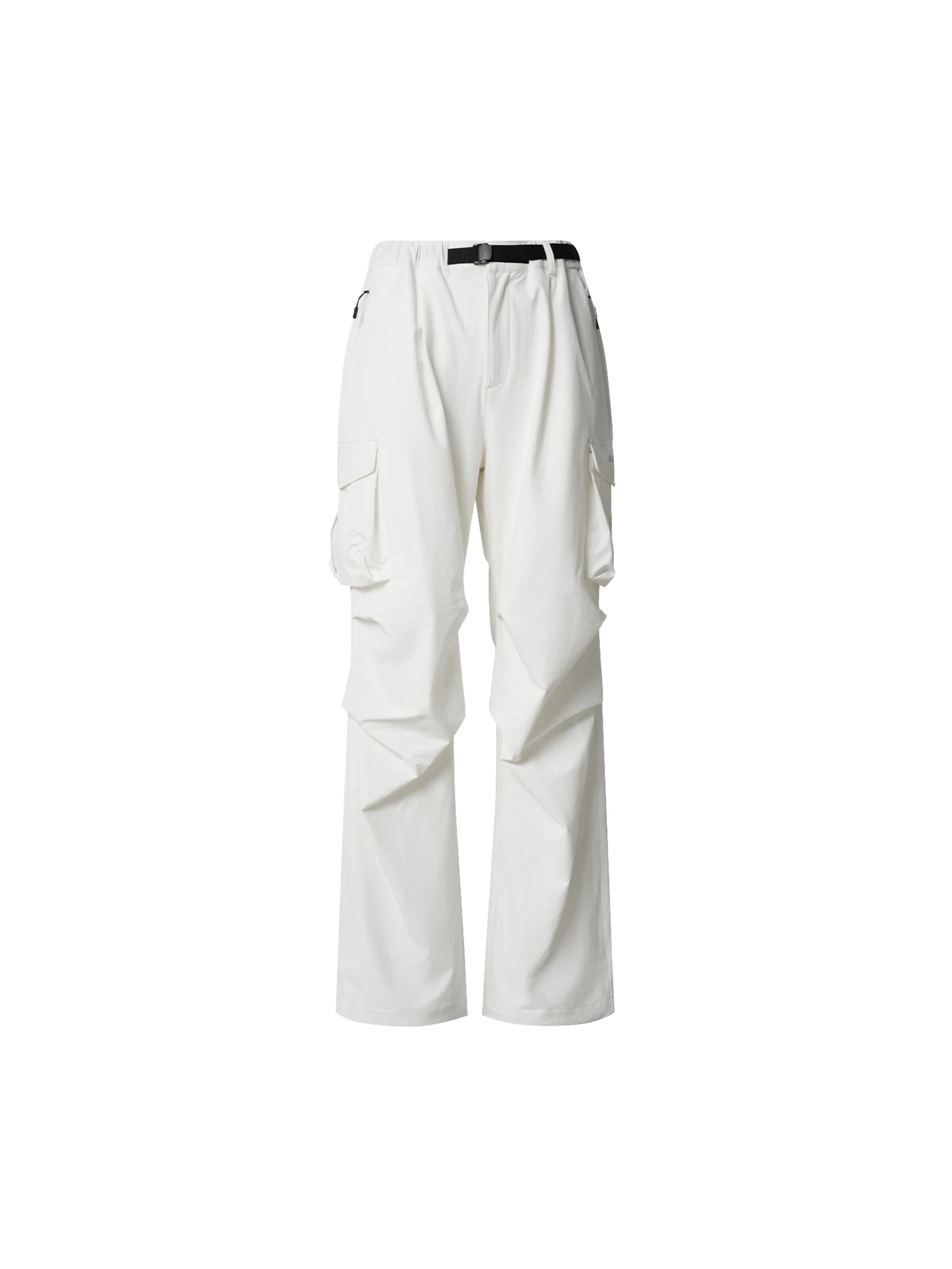 Baggy Pantaloni 'Drawstring Cargo Pants' di Jelenew in bianco: frontale