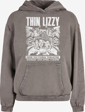 Merchcode Sweatshirt 'Thin Lizzy - New Victoria Theatre' in Beige: voorkant