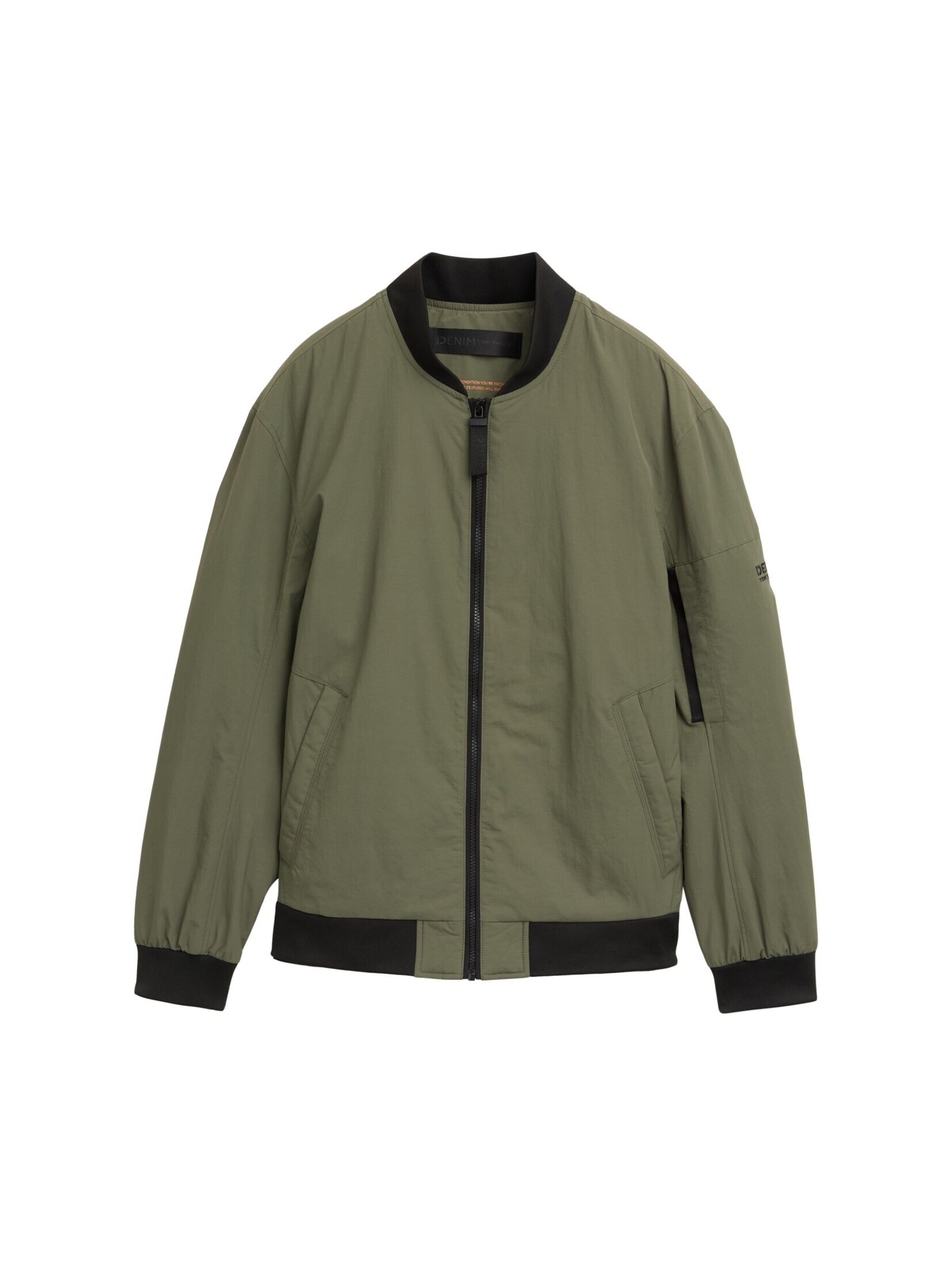 TOM TAILOR DENIM Jacke in Grün: Vorderseite