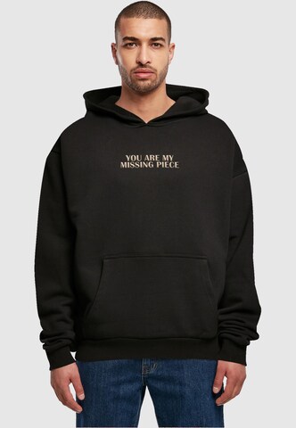 Merchcode Sweatshirt 'Missing Piece' in Black: front