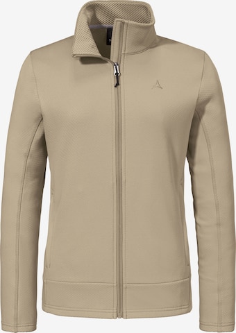 Schöffel Fleecejacke 'Uriezzo' in Beige: Vorderseite