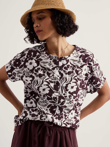 Cardigan 'Tor Grass' Seasalt Cornwall en marron : devant