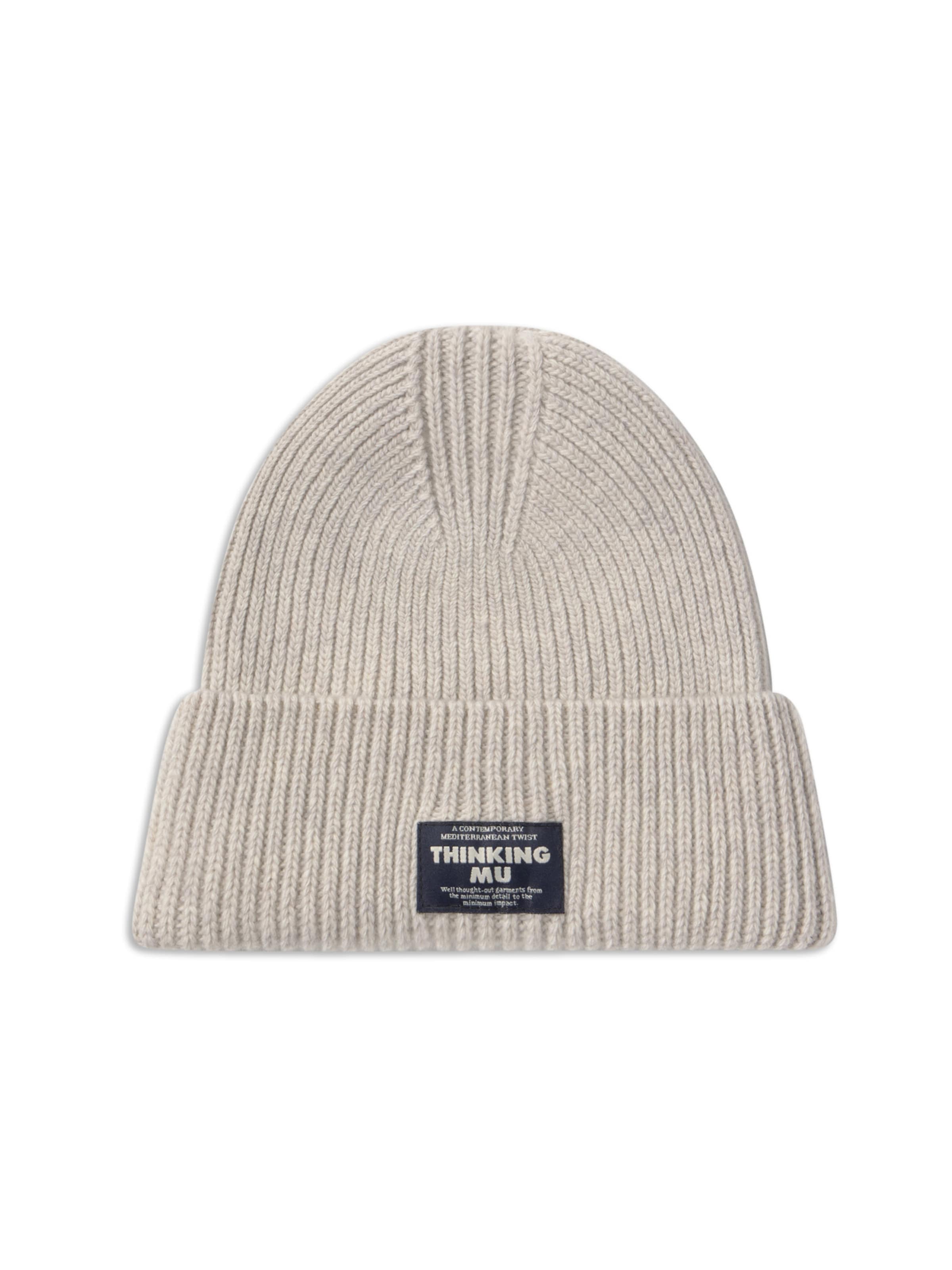 Thinking MU Čepice 'AMOR UNISEX' – bílá: přední strana