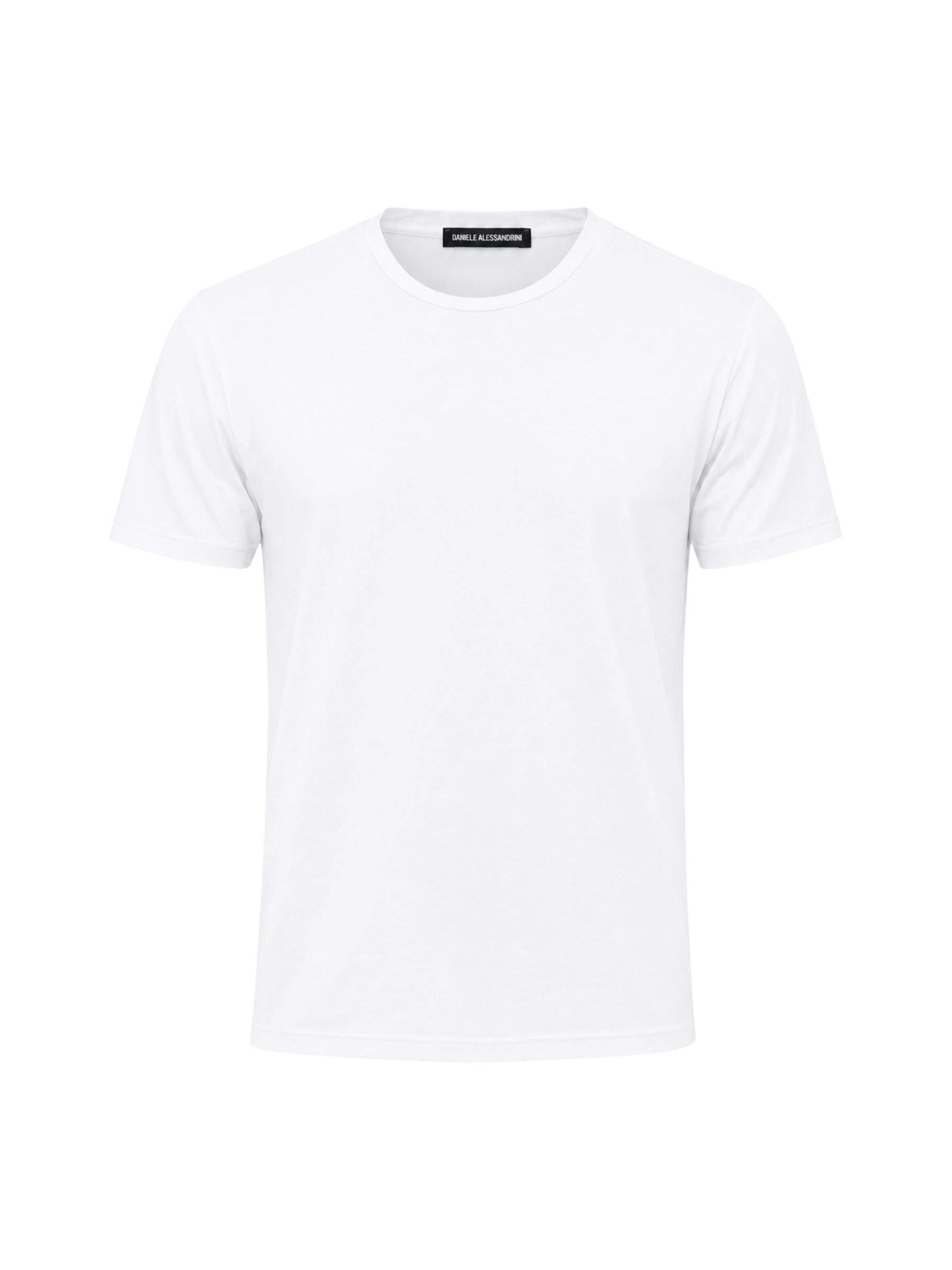 DANIELE ALESSANDRINI Shirt‌ in Weiß: Vorderseite