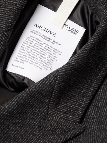 SELECTED HOMME Between-Seasons Coat 'Archive' in Black