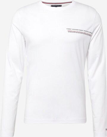 TOMMY HILFIGER T-shirt i vit: framsida