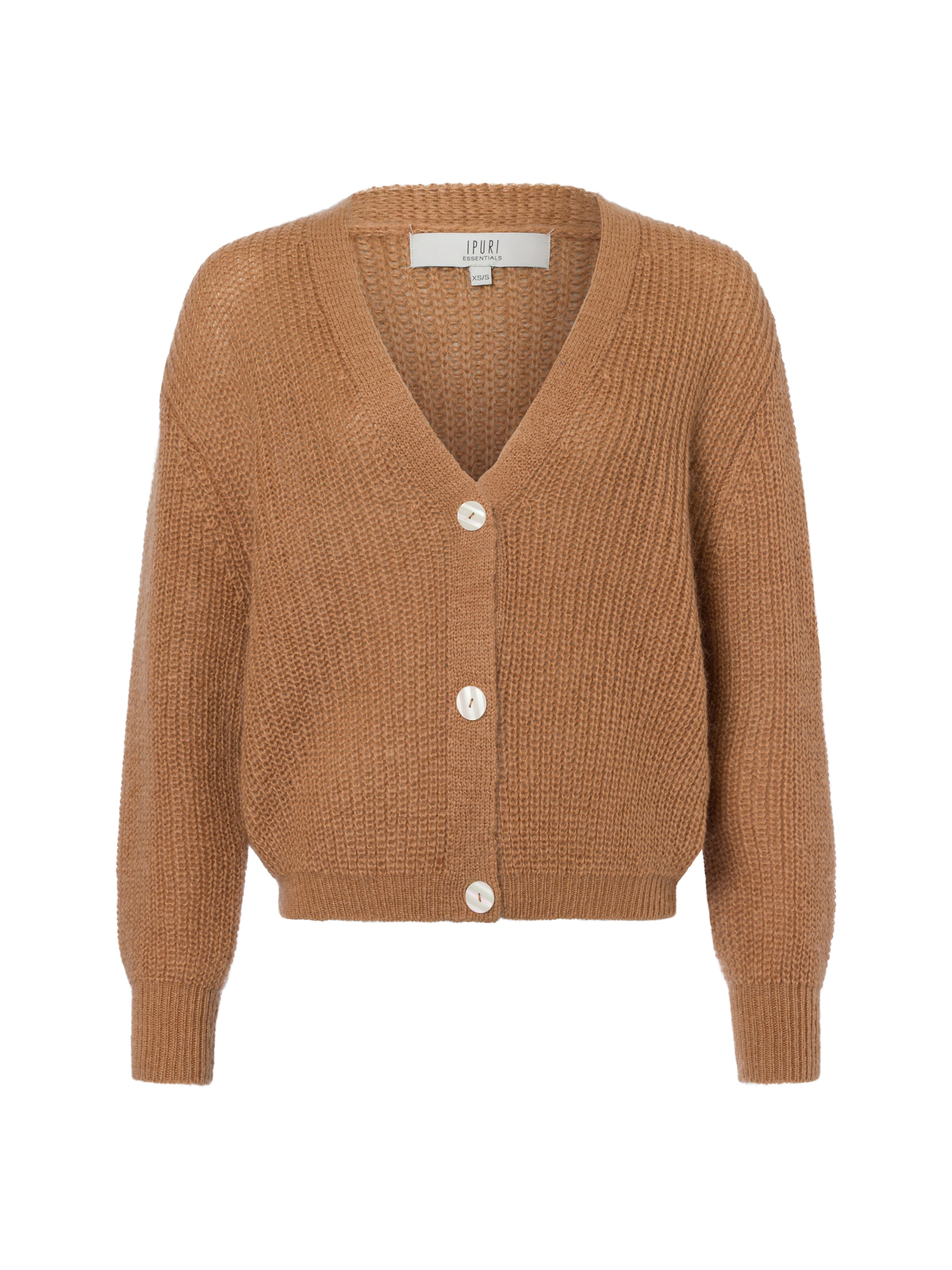 Ipuri Knit cardigan in Brown: front