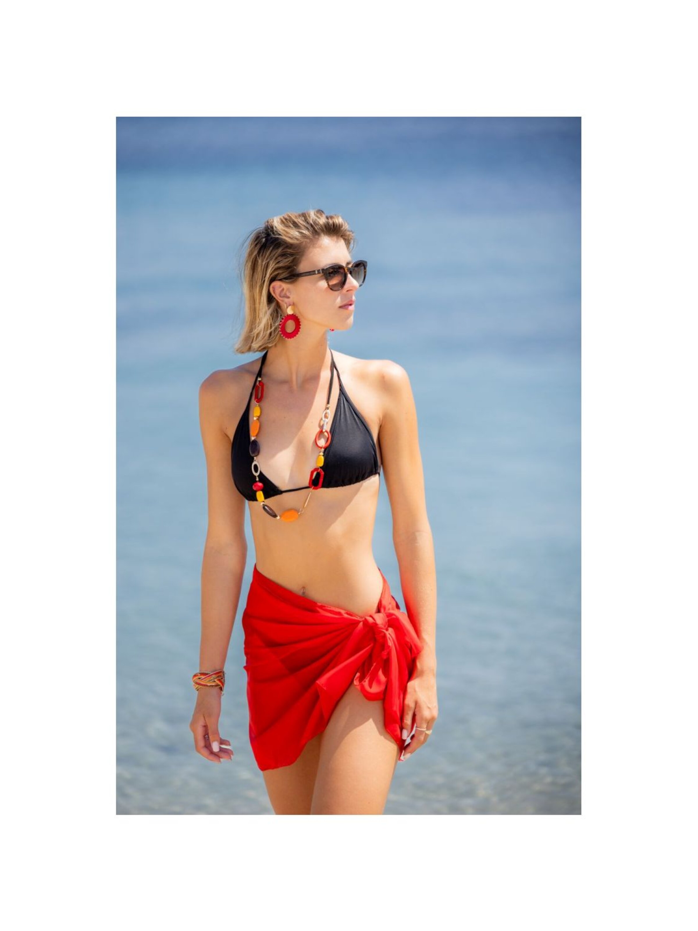 Gonna di alberto cabale in rosso