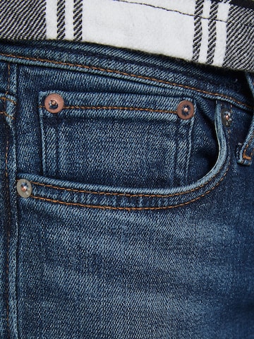 JACK & JONES - Slimfit Calças de ganga 'Glenn' em azul