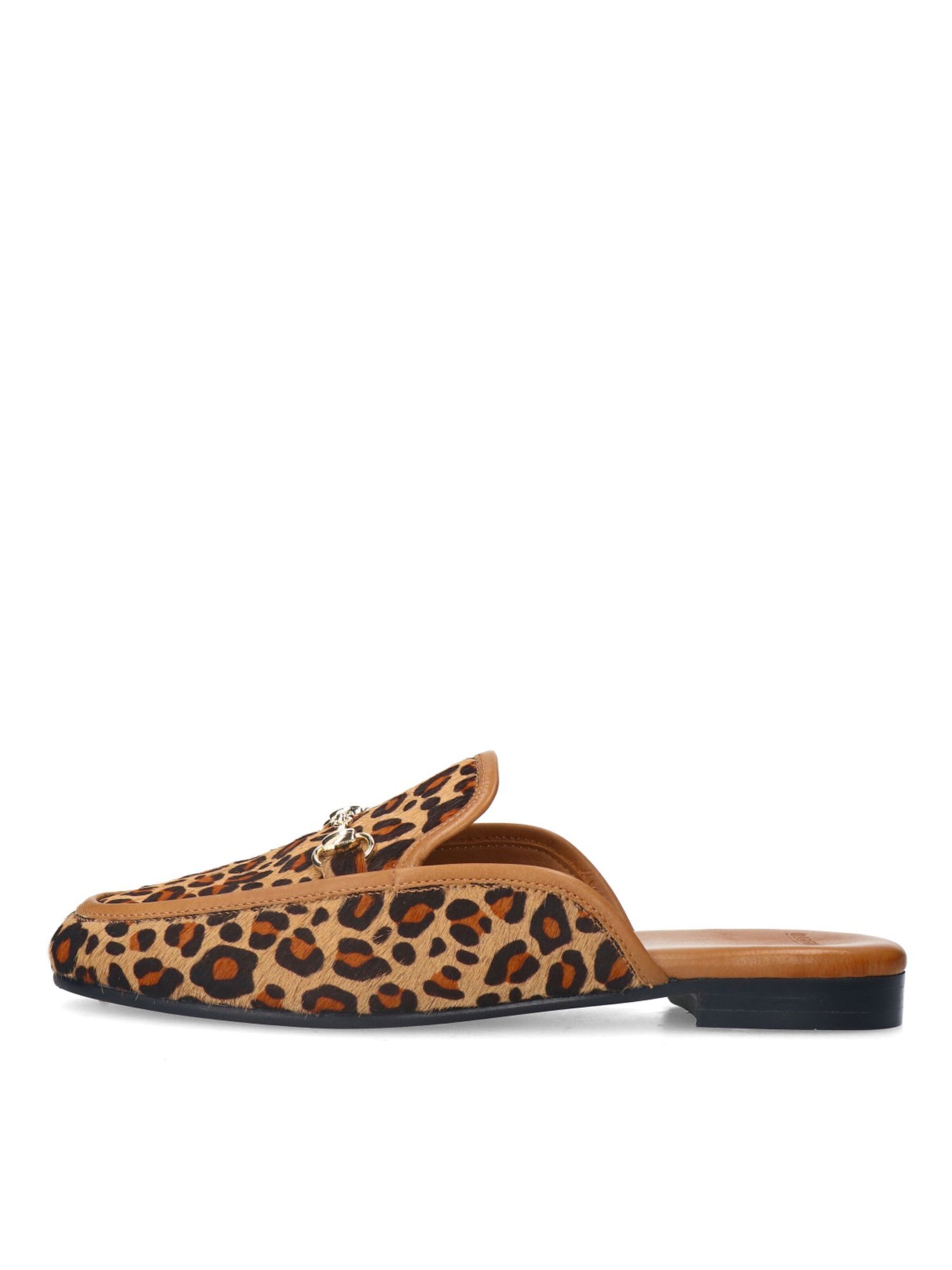 MANFIELD Pantolette in Braun