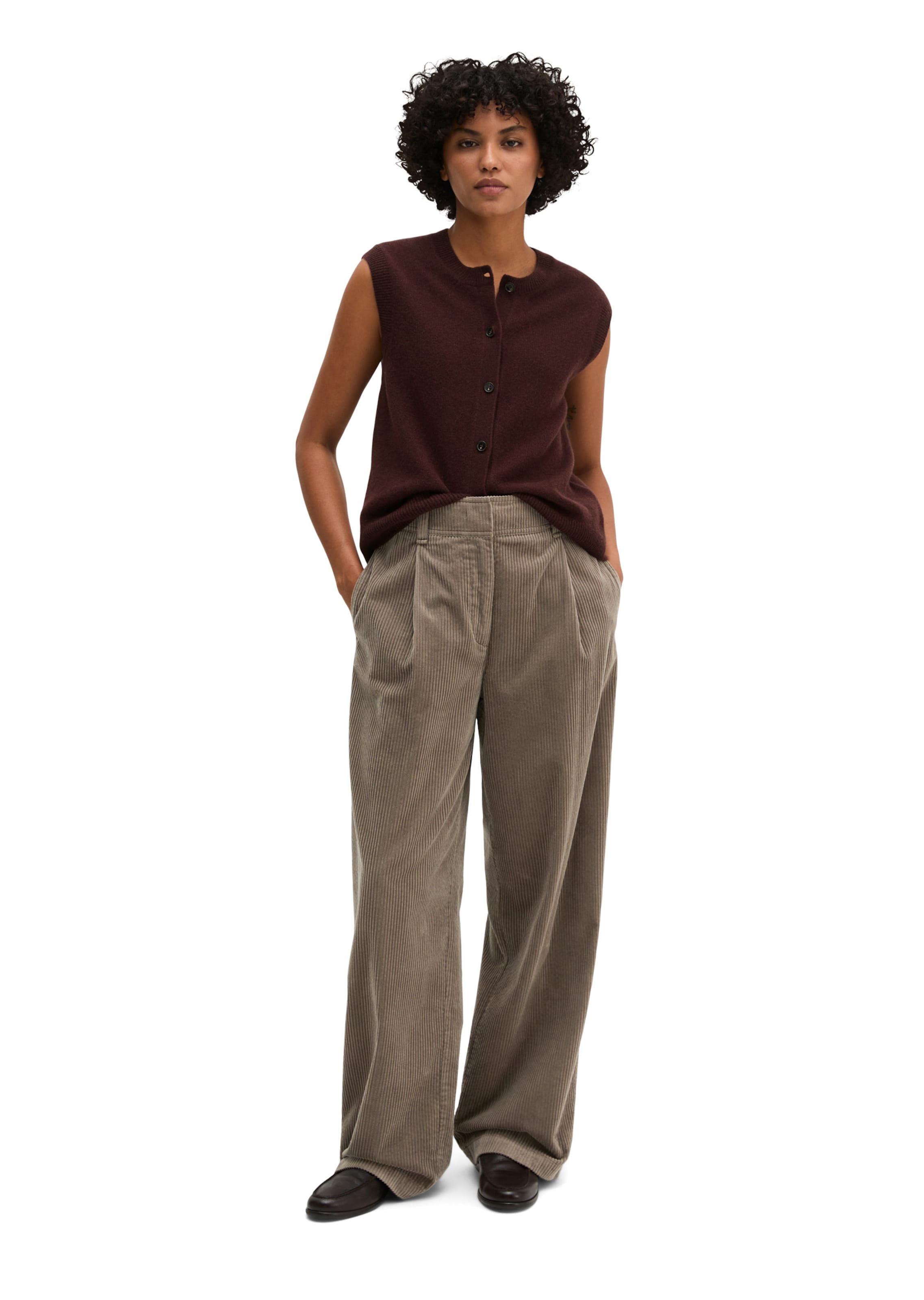 Marc O'Polo Loosefit Hose in Braun