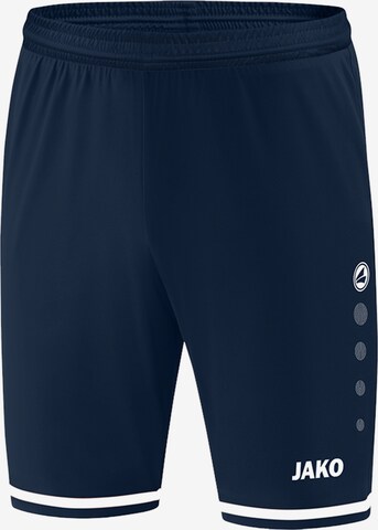 JAKO Regular Workout Pants 'Striker 2.0' in Blue: front