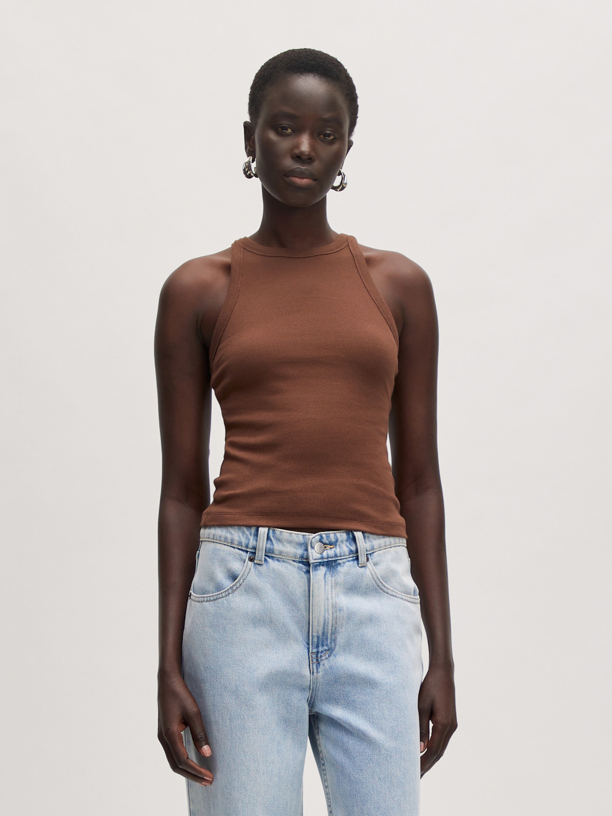 EDITED Produkte Top 'Orelia' braun