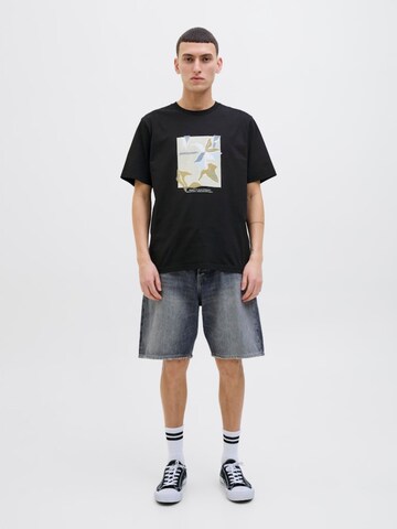 JACK & JONES Shirt 'JORALMERIA' in Black