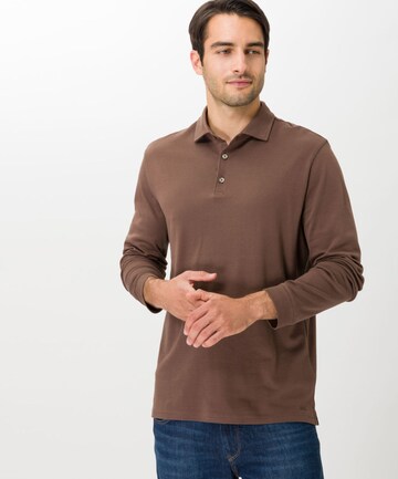 BRAX Shirt 'Pirlo' in Brown