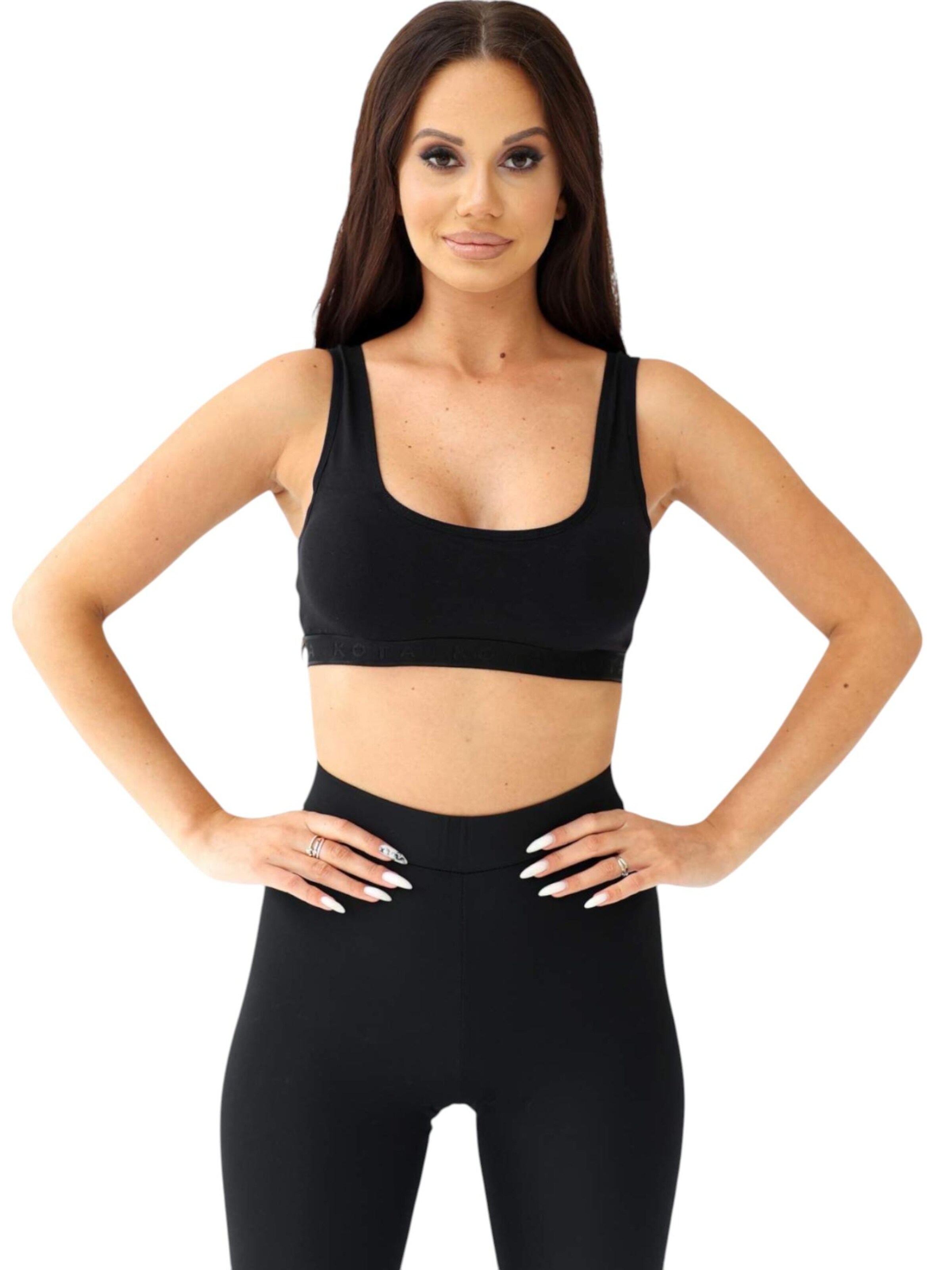 fashionshowcase Overdel 'PUSHVIBE' i sort