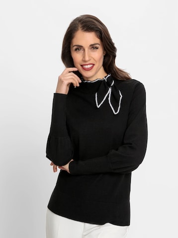 Pullover di heine in nero: frontale