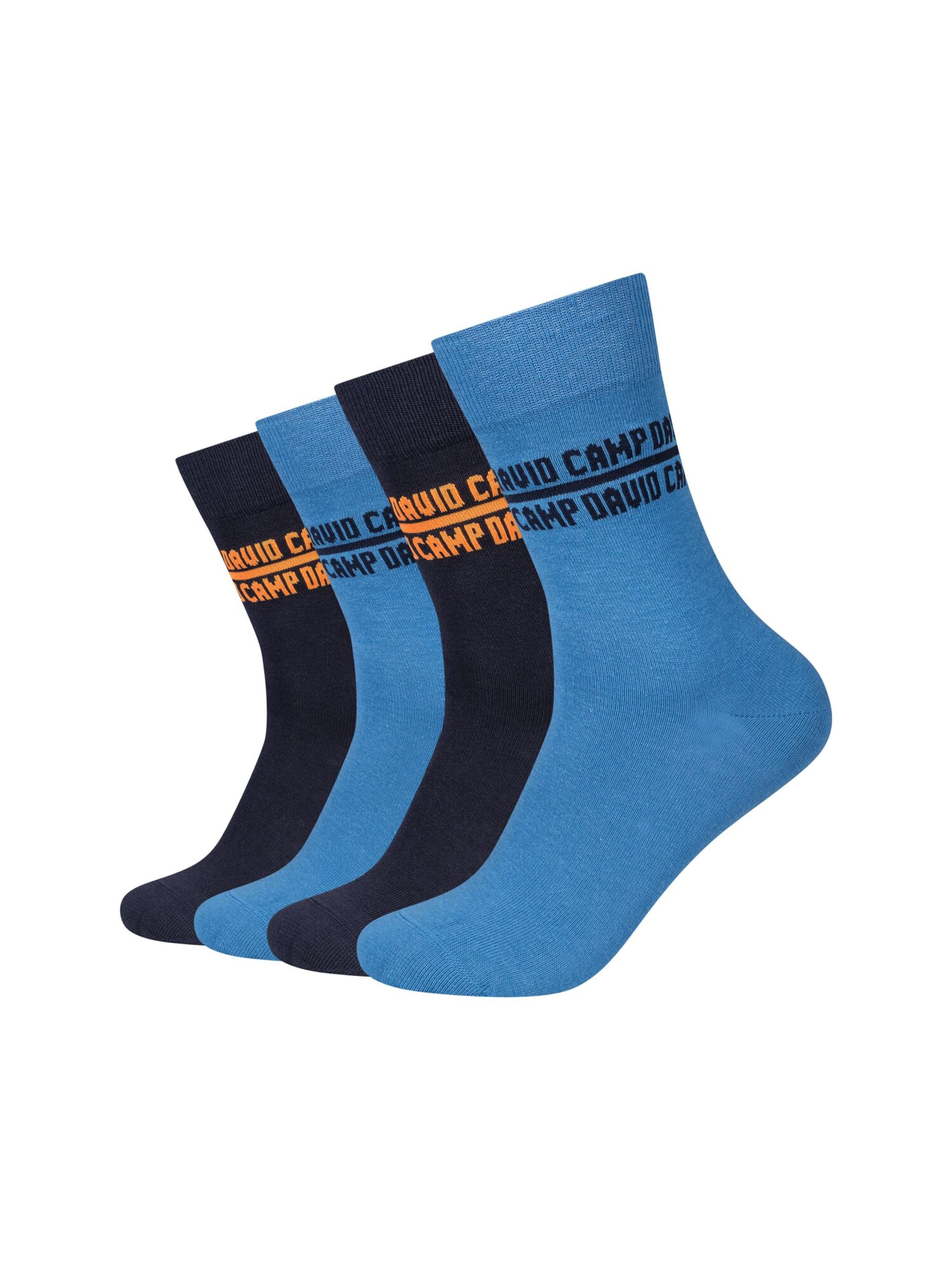 CAMP DAVID Socks in Blue: front