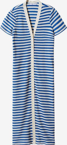 MANGO Knitted dress 'tuni2' in Blue: front