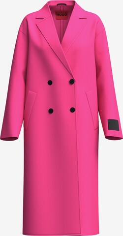 HUGO Between-Seasons Coat 'Maneka-1' in Pink: front