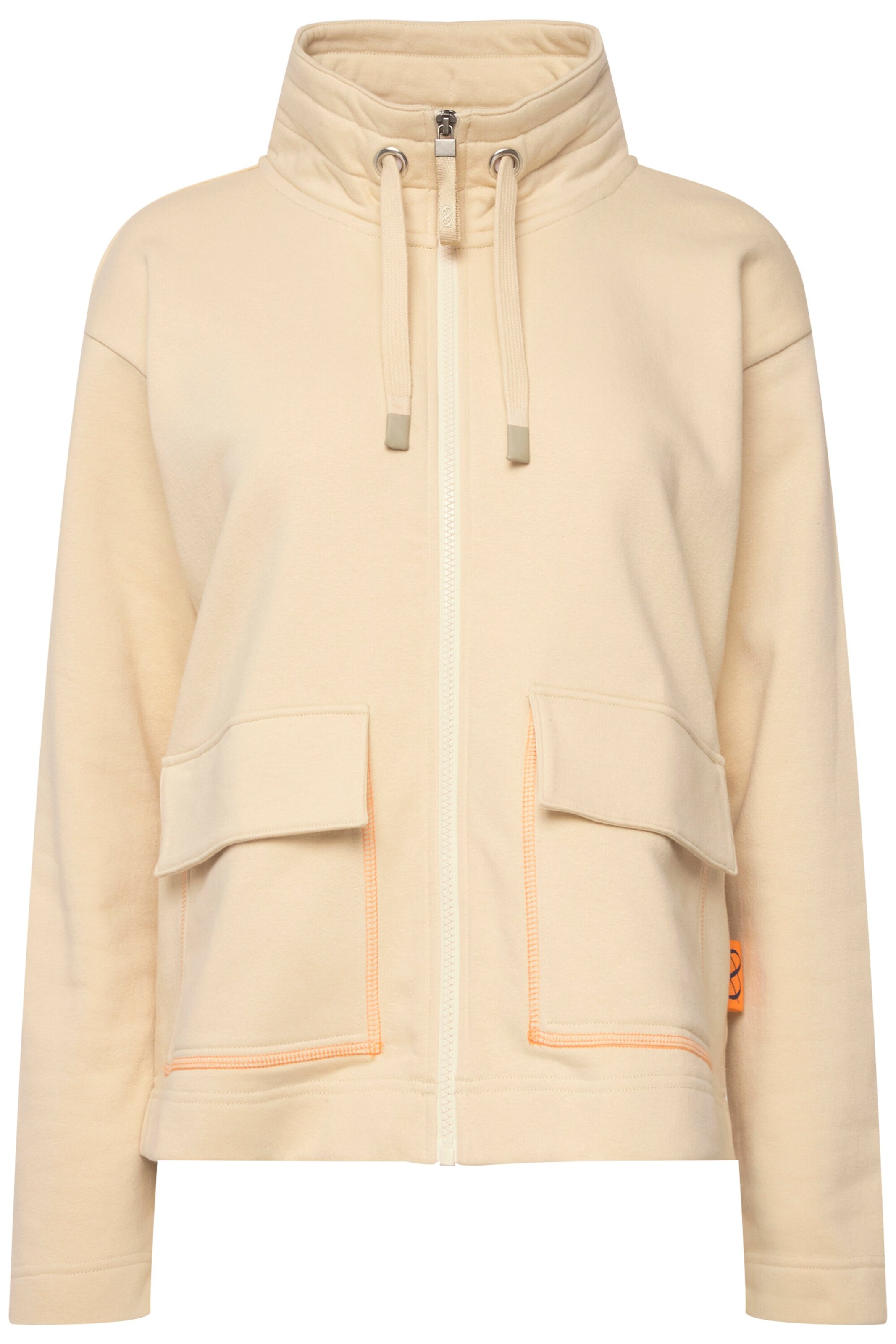 LAURASØN Sweatjacke in Gelb: Vorderseite