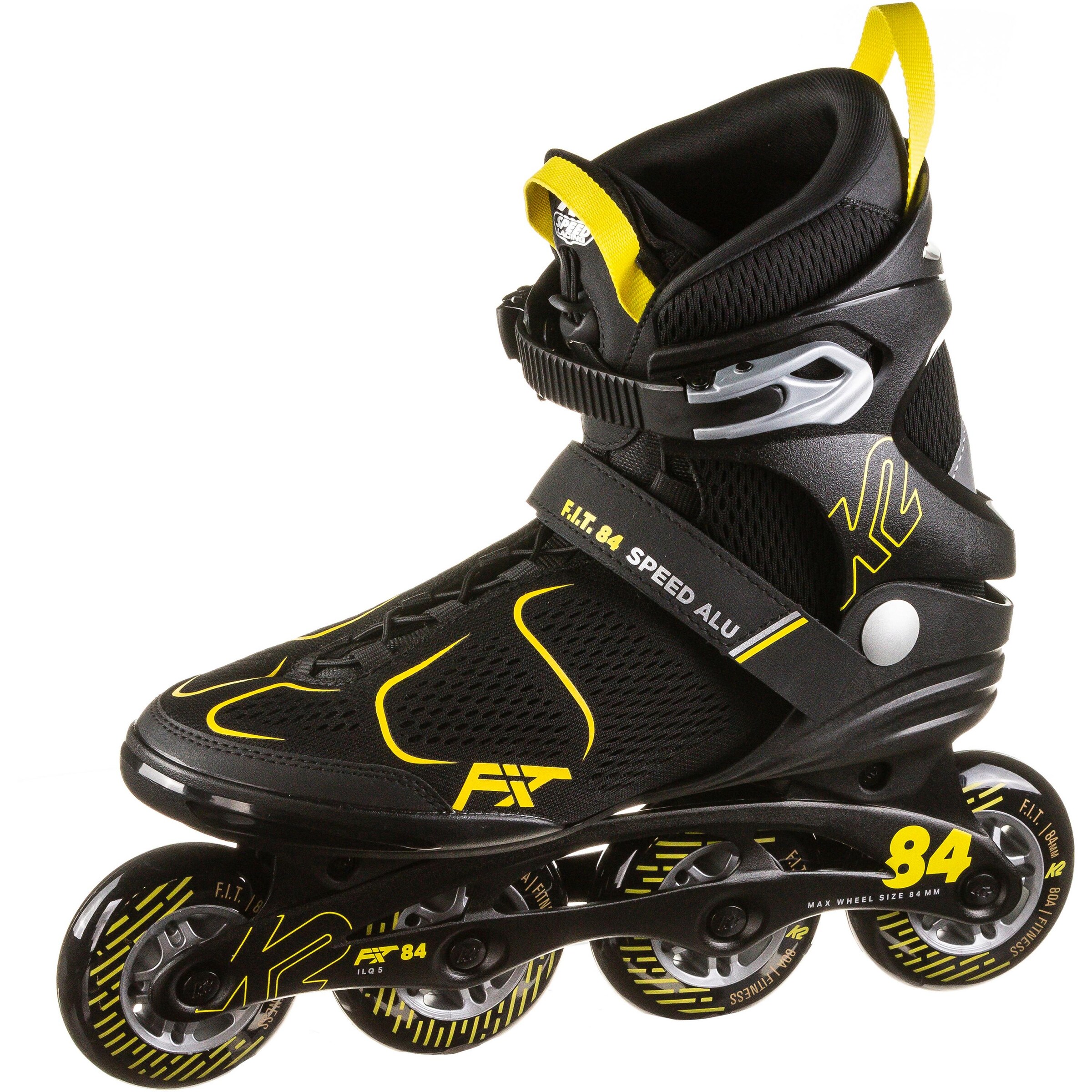 K2 Inline and Roller Skates in Black: front