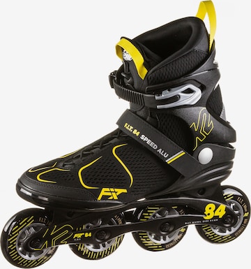 K2 Inline and Roller Skates in Black: front