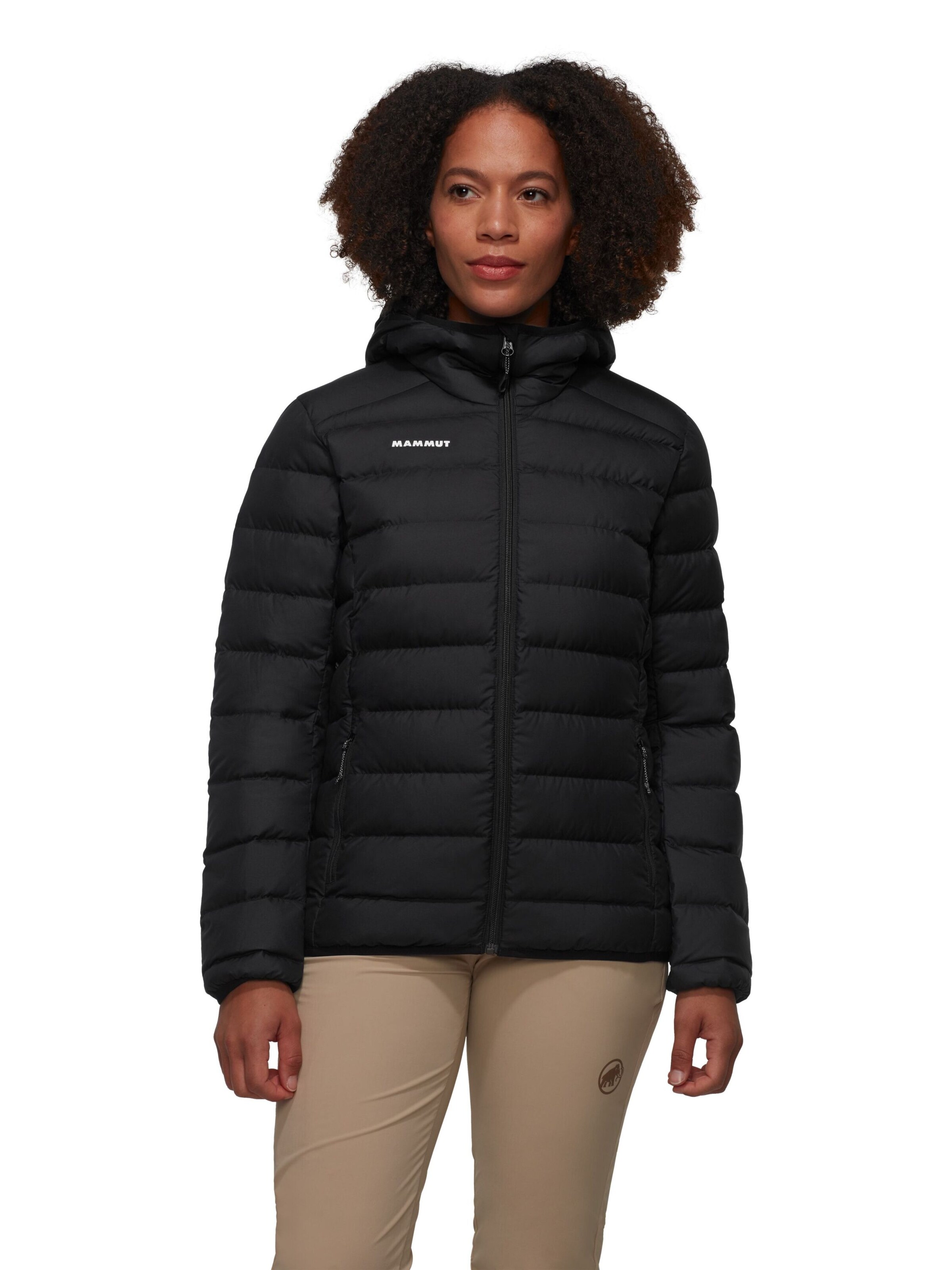MAMMUT Outdoor Jacket in Black: front
