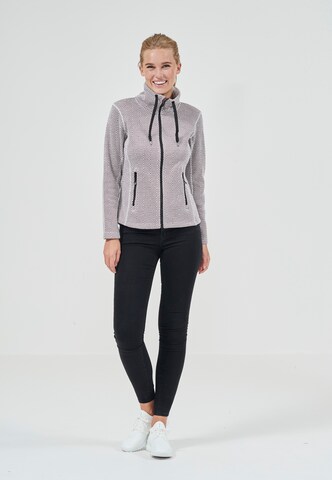 Weather Report Athletic fleece jacket 'FREIDA' in Brown