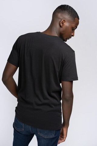 LONSDALE Shirt 'Elmdon' in Zwart