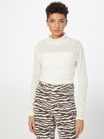 WEEKDAY Sweter 'Essential' w kolorze biały: przód