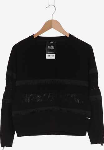 DIESEL Sweatshirt & Zip-Up Hoodie in XS in Black: front