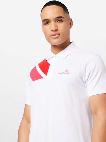 Sergio Tacchini Funktionsskjorte 'ORTICA' i hvid