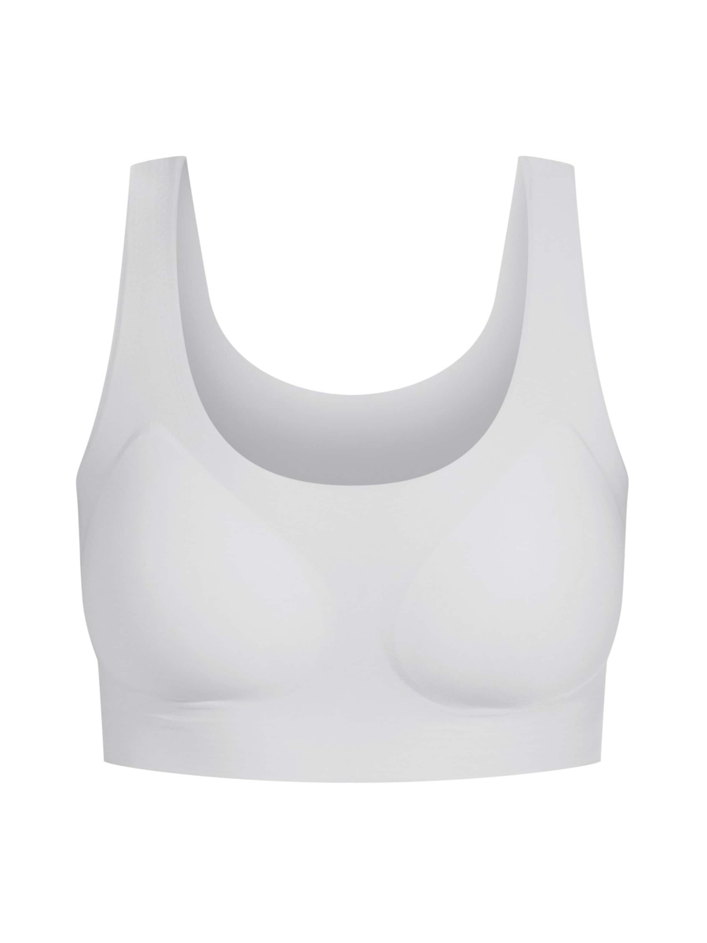 Smilodox Bustier BH in Wit: voorkant