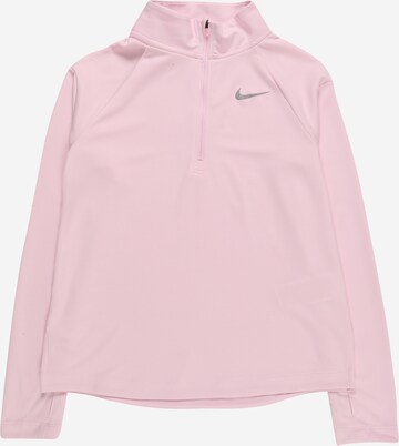NIKE Funktionsshirt in Pink: front
