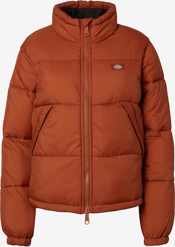 DICKIES Between-season jacket 'ALATNA' in Brown: front