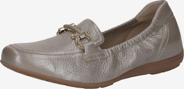 CAPRICE Classic Flats in Grey: front