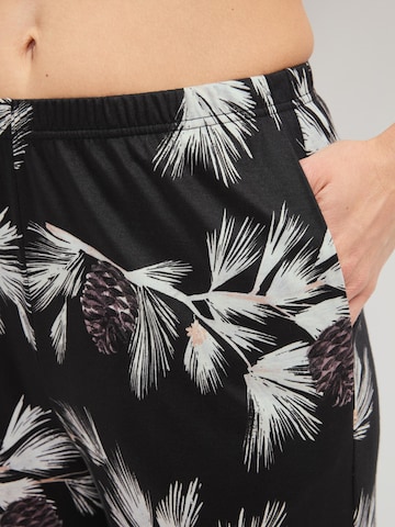 CALIDA Pajama pants 'Glimmer M&M' in Black