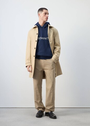 MANGO MAN Sweatshirt 'Fanbon1' in Blue