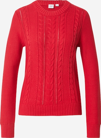 GAP Sweter 'CLASSIC' w kolorze czerwony: przód